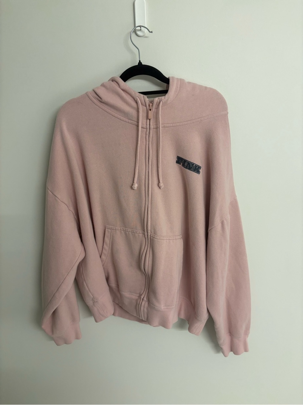 PINK Victoria's Secret Light Pink Zip-Up Hoodie